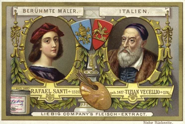 Raphael und Tizian, italienische Künstler